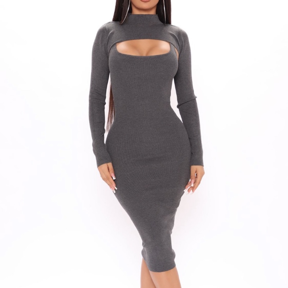 Sweater midi dress